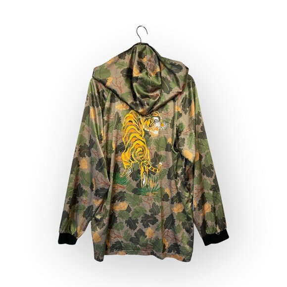 Diamond Supply Co. Satin Camo Jacket Size L Large Green - Picture 2 of 6